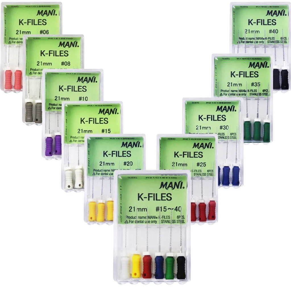 کافایل دستی مانی( چینی درجه1 ) 25 میل K-Files Mani